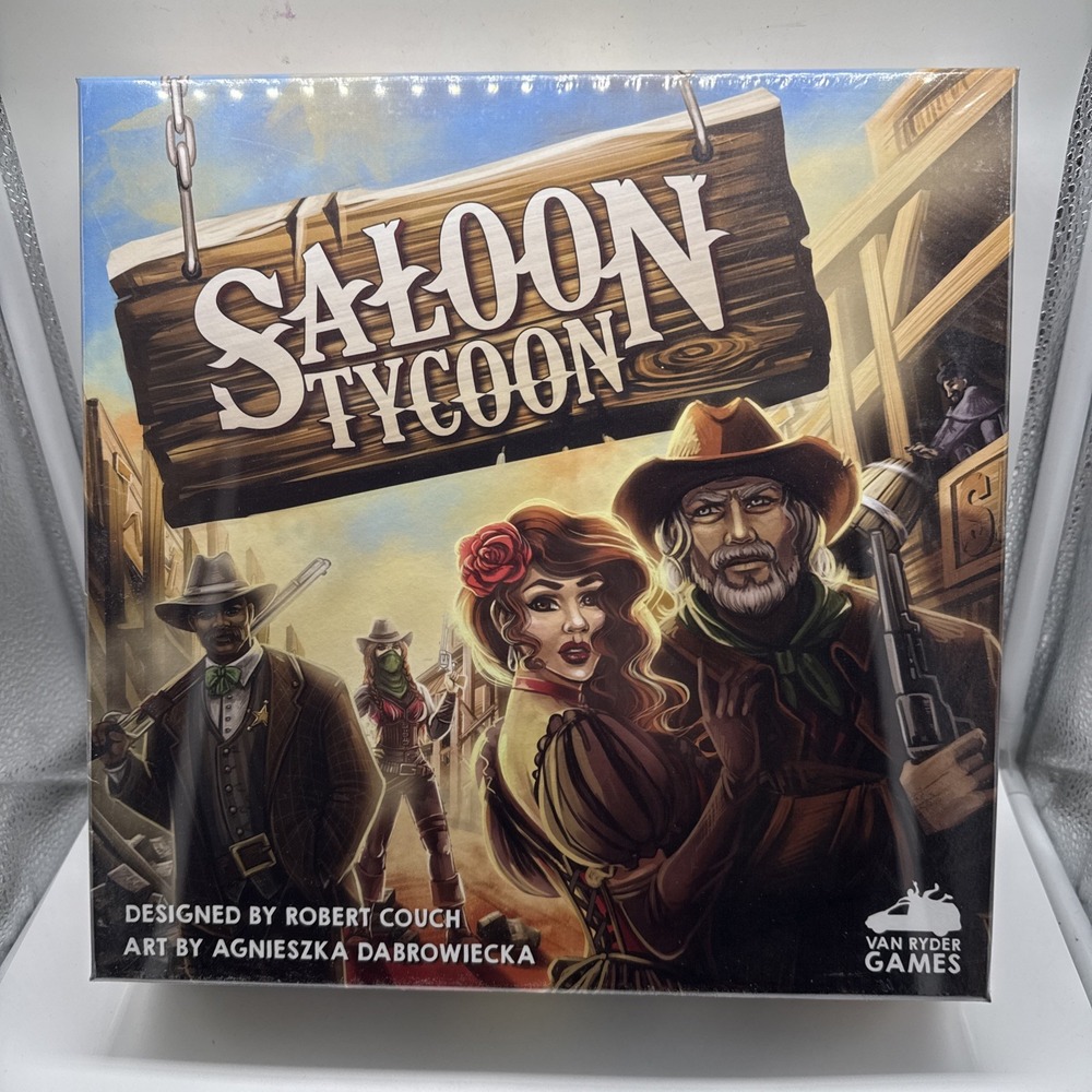 Saloon Tycoon Board Game Van Ryder Games, New and Sealed